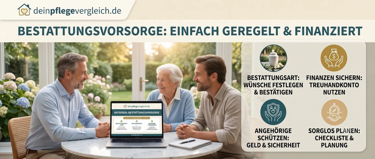 Seniorin bespricht Bestattungsvorsorgevertrag mit Beraterin Seniorin bespricht Bestattungsvorsorgevertrag mit Beraterin