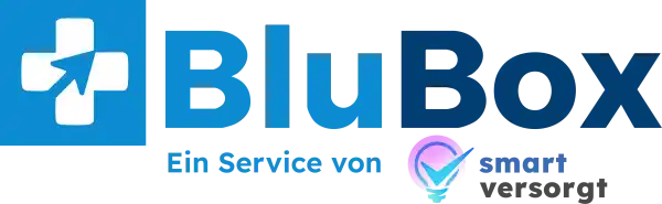 BluBox Logo – Platz 3 Pflegebox-Vergleich 2026