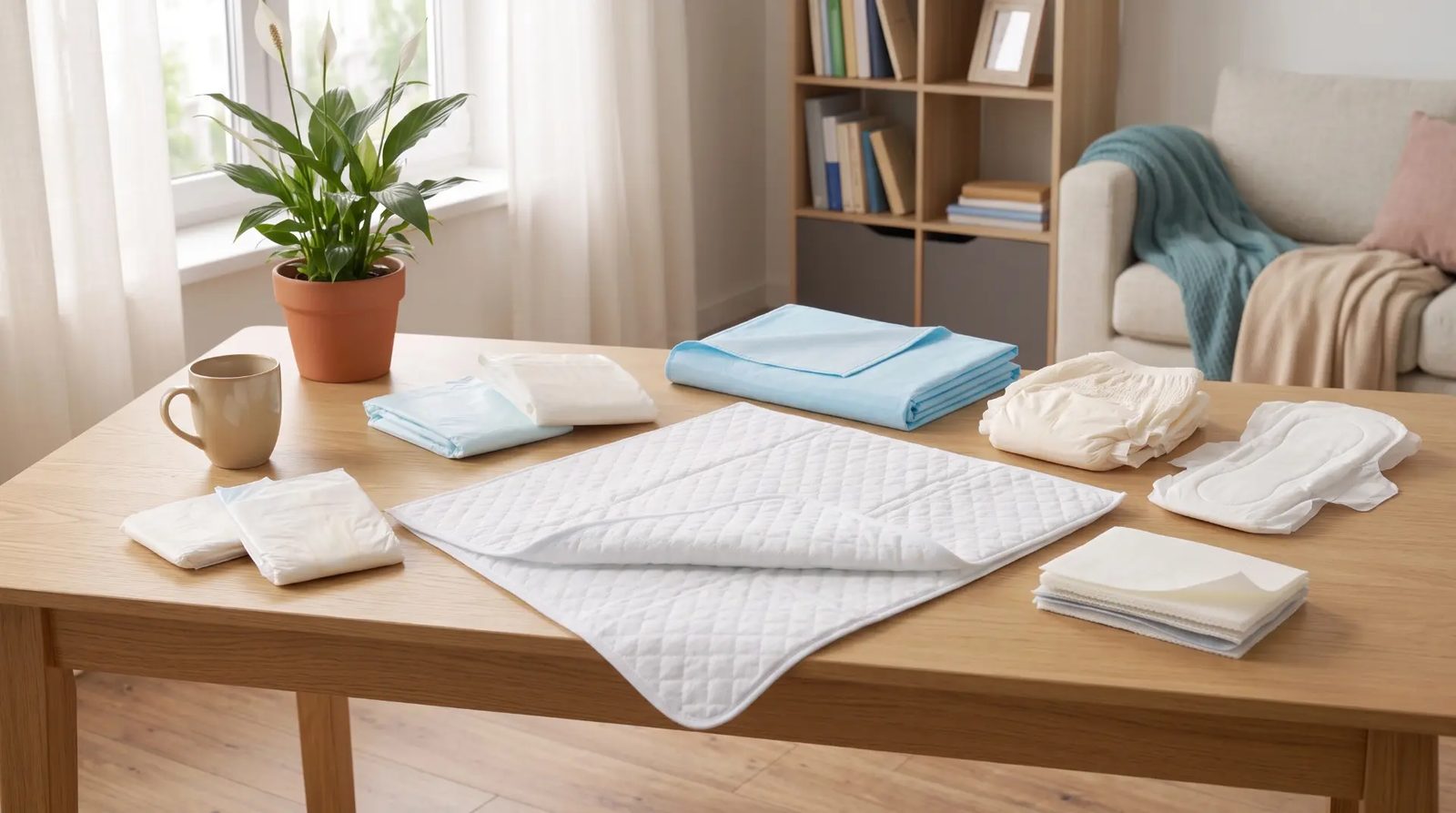 Übersicht Inkontinenzprodukte – Bettschutzeinlagen, Pants, Vorlagen und Windelhosen