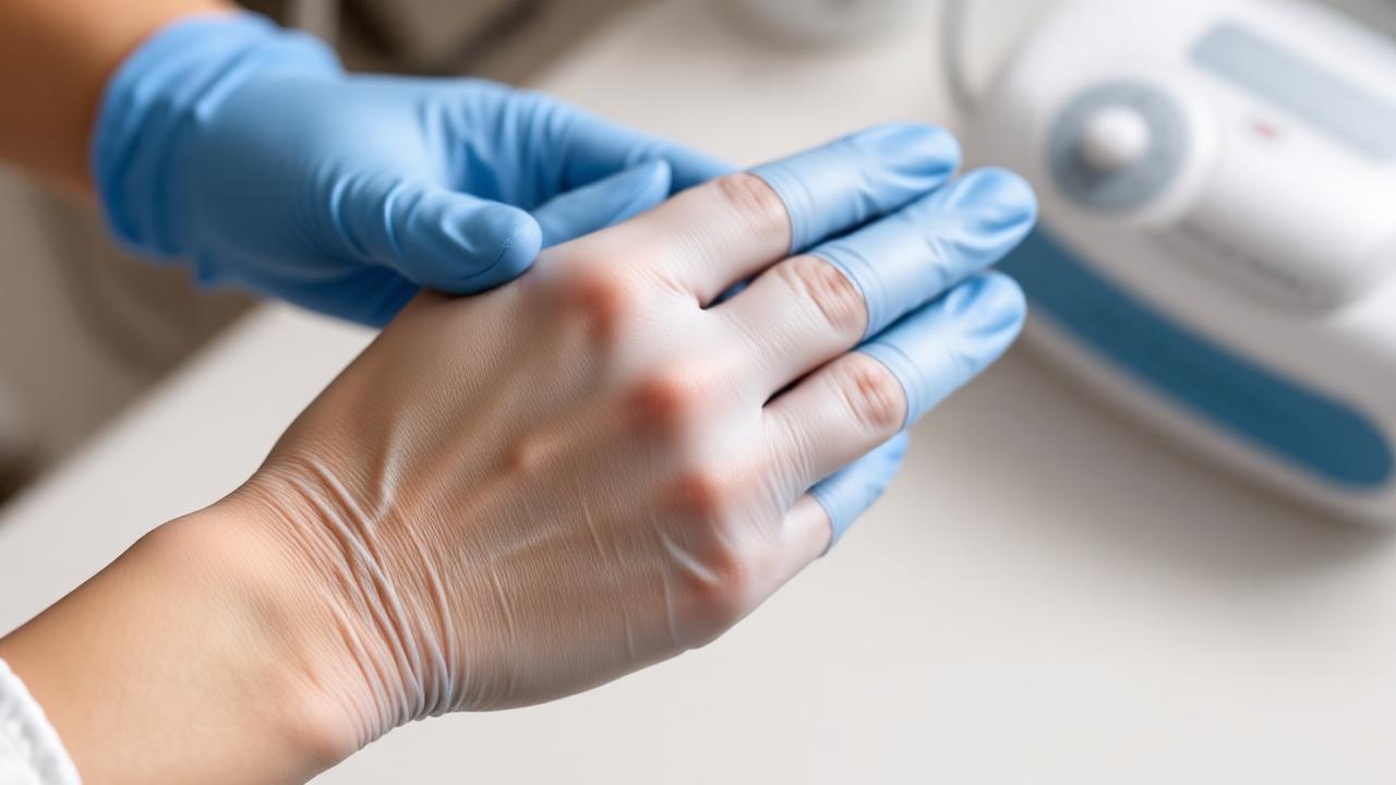 Markenqualität bei Pflege4me – Nitril-Einmalhandschuhe